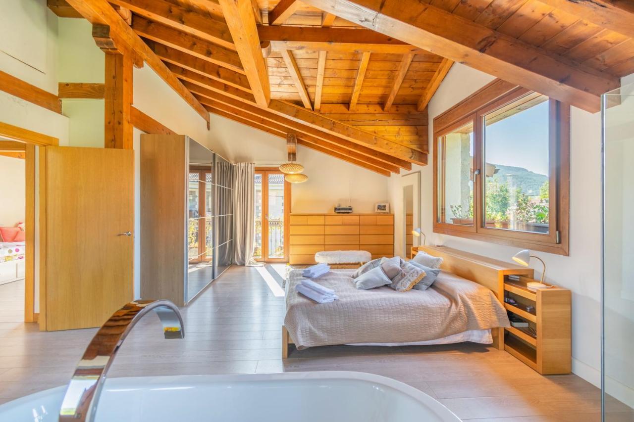 Casa Patxi, Espectacular Casa Rural Proxima A Pamplona Larrasoana Luaran gambar